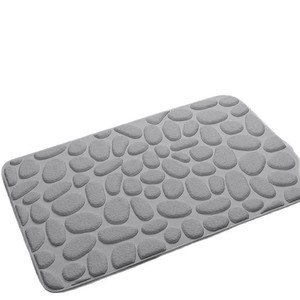 Tapis de bain Cangming en polaire corail 50x80 cm antidérapant pour salle de bain - Product Image 5