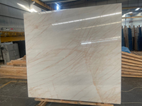 YDSTONE Panneau mural rétroéclairé en onyx Dalle d'onyx en marbre translucide blanc naturel avec veine rouge
