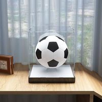 Support de présentation transparent en acrylique anti-poussière pour ballons de basketball et de football, boîte à objets de collection et autographes