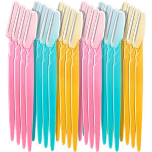 Navaja de Acero Inoxidable de 14.5cm para Cejas, con Hoja Afilada para Recortar y Depilar Cejas, Labios, Ojos y Rostro - Product Image 3