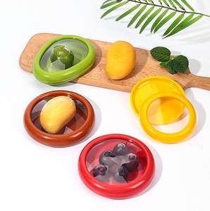 4 contenedores <span class=keywords><strong>de</strong></span> almacenamiento <span class=keywords><strong>de</strong></span> plástico reutilizables para cebolla, aguacate, limón, ajo y <span class=keywords><strong>tomate</strong></span> para organización <span class=keywords><strong>de</strong></span> alimentos en nevera - Product Image 1