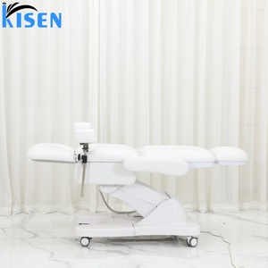 Fauteuil d'examen gynécologique Kisen Electric à 3 moteurs, table d'examen clinique, lit de beauté blanc, table d'examen gynécologique - Product Image 2