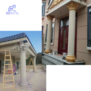 Factory Direct Selling Exterior Classic Decoration ABS Plastic <strong>Concrete</strong> Cement square Rome Pillar <strong>Column</strong> Molds <strong>Round</strong> Pillar - Product Image 4