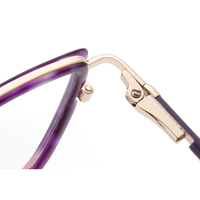 Lunettes de vue BONA unisexes bleues de haute qualité, monture optique tendance en acétate et métal, verres pour myopie, en acétate pour adultes