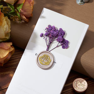 Sceaux en cuivre à l'ancienne <span class=keywords><strong>Timbre</strong></span> de cire à cacheter personnalisé Timbres de logo personnalisés - Product Image 4