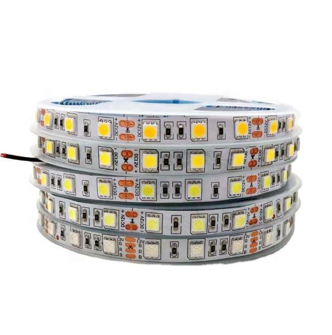 SUPERNIGHT 16.4FT 5M RGB Non Waterproof Black PCB LED Light Strips 300 LEDs SMD5050 Color Changing Flexible LED Strip Light Lamp DC 12V - Foto 7