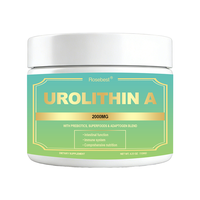 Rosebest Urolithin A en poudre naturelle personnalisée 2000mg, antioxydant, complément alimentaire avec prébiotiques, superaliments et mélange d'adaptogènes.
