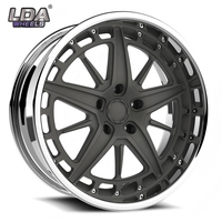 Jantes en aluminium monobloc forgées de 20 pouces à 5 branches, design étoile, pour Chevrolet Camaro, Ford Mustang, Dodge Charger, légères