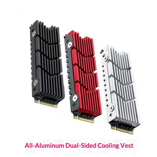 M.2 2280 NVMe Hard Drive Heatsink Cooler with Aluminum Alloy for Desktop and PS5 Quick Heat Dissipation