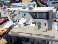 Machine à coudre industrielle Jack Z7 à aiguille simple, adaptative, à alimentation intégrée inclinée
