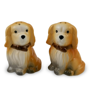 Salero y Pimentero 3D con Forma de Perro, Pintado a Mano, de Dolomita, Salero y Pimentero de Cerámica con Forma de Animal - Product Image 3