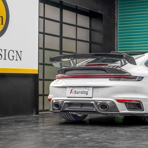 Alerón Trasero GT3 de Fibra de Carbono Seca Mejorado para <span class=keywords><strong>Porsche</strong></span> <span class=keywords><strong>911</strong></span> 2019 2020 2021 2022 <span class=keywords><strong>2023</strong></span> 2024 992.1 - Product Image 1