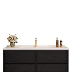 Modern smart bathroom cabinet set French retro integrated ceramic basin washbasin <b>bath</b> - Product Image 4