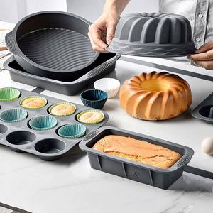 New Design High Temperature Oven Muffin Cup Silicone Cake Molds - Product Image 5
