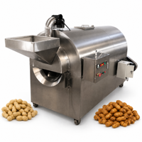 Machine automatique de torréfaction d'arachides en coque pour usine de transformation alimentaire, torréfacteur de noix industriel en acier inoxydable