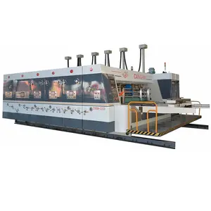 size 1630 Automatic high speed flexo 3 color printing slotting die-cutting machine for making corrugated carton box