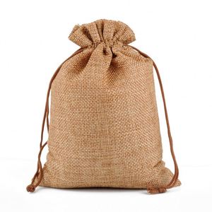 Bolsas de Almacenamiento de Lona de Algodón Reutilizables 7*9, con Cierre de Cordón, Biodegradables, Impresas, para Regalos de Boda - Product Image 5