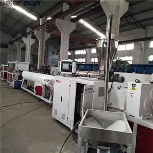 SJZ55/110 PVC Water Supply Pipe Extruder Double Screw Extrusion Machine Plastic Conduit Tube Production Line