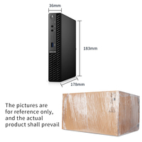 Hot Dells Optiplex 3000MFF/7010MFF Mini Pc Ordinateur de bureau Core I3 I5 I7 Business Office PC avec 8GB-32GB RAM 512GB 1TB SSD