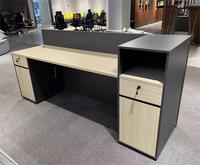 Nouveau design moderne de bureau de réception exécutif en bois, mobilier de bureau avec fonctionnalités réglables et extensibles pour écoles et hôpitaux