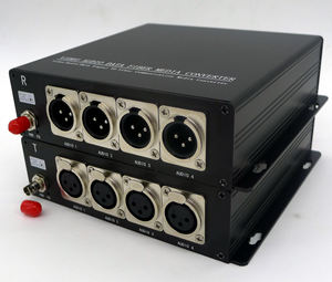 Estensore Audio Bilanciato AES/EBU a 4 Canali su <span class=keywords><strong>Fibra</strong></span> fino a 20 Km su <span class=keywords><strong>Fibra</strong></span> Monomodale o 500 Metri su <span class=keywords><strong>Fibra</strong></span> <span class=keywords><strong>Multimodale</strong></span> - Product Image 2