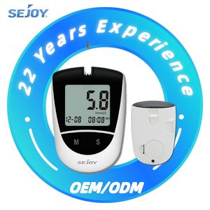 Sejoy lượng đường trong máu Màn hình bệnh tiểu đường thử nghiệm máy với lancing Thiết bị kiểm tra Strips - Product Image 1