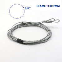 2 Packungen Garagentor-Kabel 7 Zoll Garagentor Ersatzkabeldraht