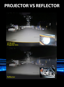 Xenplus-Kit de retroadaptación para <span class=keywords><strong>proyector</strong></span> de luz LED de 3 pulgadas, Kit de retroiluminación de 12V, 70W, 360 K, H4, V3, 5500 grados - Product Image 5