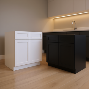 Armoires de base de style américain Alliance Building Materials Inc, 33-36 pouces de large avec tiroirs, prêtes à assembler, armoire de cuisine moderne - Product Image 2