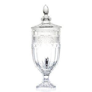 Chuyên Nghiệp Fashioned Sang Trọng Chì Miễn Phí Thủy Tinh Pha Lê Trong Suốt Vòng 5L Thân Thiện Với Môi Nước Trái Cây Đồ Uống Dispenser - Product Image 3