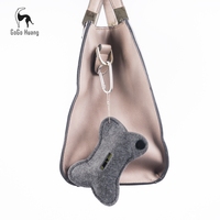 GoGo Huang Distributeur de sacs à crottes de chien vert stocké en plastique