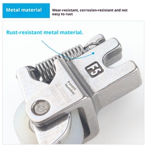 <span class=keywords><strong>Braun</strong></span> usage industriel nouvelle voiture plate 0.4 haut fermeture éclair rouleau pied-de-biche pour Machine <span class=keywords><strong>à</strong></span> coudre roue réglable conception étroite - Product Image 3