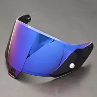 Nouveau casque R10 visière pour Alpinestars Supertech R10 casque de moto résistant aux UV Anti-buée dégagement rapide argent rouge remplacement