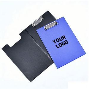 Ys78 A4 Foldable Pvc Double Sided <b>Clipboard</b> With Pocket Board <b>Clip</b> for School Hospital Office - Product Image 1
