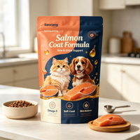 Sachet d'emballage alimentaire réutilisable en nylon, BOPP et feuille d'aluminium, imprimé numériquement, avec fermeture éclair, idéal pour les aliments surgelés et les fruits de mer, haute résistance à l'humidité