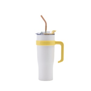 New Giant 40oz Handle Ice Tumbler Stainless Steel <b>Cold</b> Keep <b>Straw</b> <b>Cup</b> Outdoor Portable Car Mug - Product Image 4