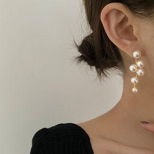 Boucles <span class=keywords><strong>d</strong></span>'oreilles en perles de <span class=keywords><strong>raisin</strong></span>, nouvelles boucles <span class=keywords><strong>d</strong></span>'oreilles pour femmes - Product Image 4