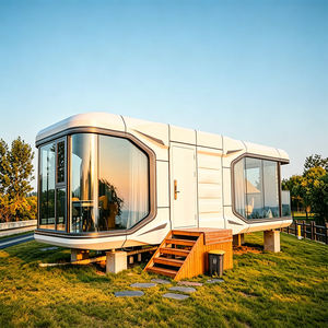 <span class=keywords><strong>Maison</strong></span> Capsule Spatiale de Luxe, <span class=keywords><strong>Maison</strong></span> Modulaire Préfabriquée Moderne, Mini-<span class=keywords><strong>Maison</strong></span> pour Glamping en Station Balnéaire, Pod Conteneur Mobile Futuriste - Product Image 5