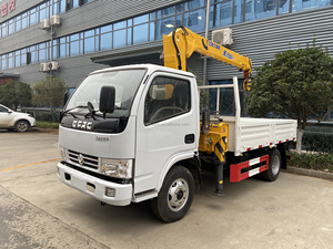 דונגפנג 2 טון בום משאית מנוף הידראולי קטן עגור משאית רכוב משאית - Product Image 3