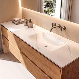 Piedra Sinterizada de Gran Formato 1220X1740MM <span class=keywords><strong>con</strong></span> Patrones Continuos, Aspecto de Mármol, Superficie Suave de Terciopelo para Lavabos, Comedor, Sala de Estar - Product Image 1