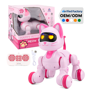 Jouet intelligent interactif pour chat, <span class=keywords><strong>robot</strong></span> télécommandé pour enfants, jouet RC pour animaux de compagnie, chat <span class=keywords><strong>robot</strong></span> mignon à commande tactile programmable - Product Image 1