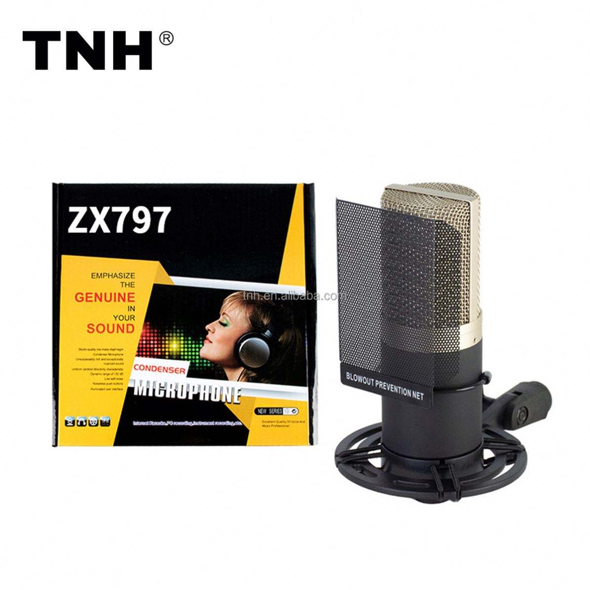 TNH CM-ZX797 Wholesale Wired Condenser Microphone Kit - Noise
