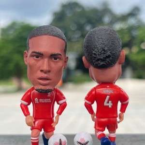 Salah, Mané, Van Dijk, statuette di stelle del calcio, modellini decorativi, peluche, souvenir per tifosi - Product Image 5