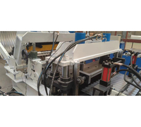 Ligne de production de toitures entièrement automatique pour silos en acier ondulé de 1 à 3 mm avec moteur, boîte de vitesses et roulement - Haute productivité