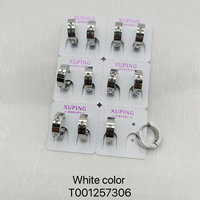 Boucles d'oreilles créoles larges XUPING en acier inoxydable, motif géométrique étoile et croix religieuse, tendance pour femmes et hommes