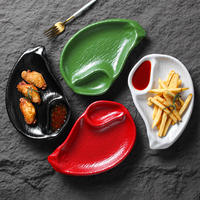 Assiettes en mélamine durables, modernes, écologiques, non toxiques, compatibles micro-ondes, compatibles lave-vaisselle, sans BPA, qualité alimentaire, personnalisables pour restaurants
