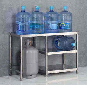 Estufa de acero inoxidable, estante de almacenamiento para cocina, estante de almacenamiento para horno, estante para estufa de <span class=keywords><strong>Gas</strong></span> - Product Image 6