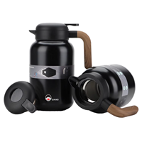 Bouilloire à bulles intelligente en acier inoxydable 316 avec affichage de la température, grande capacité, pour thé blanc, usage domestique et bureau, thermos sous vide 12-24h