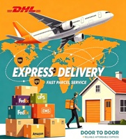 Logistique transfrontalière, extension du commerce extérieur, livraison express internationale, UPS est fiable, sûr et fiable.