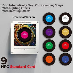 Imán de Refrigerador de <span class=keywords><strong>Vinilo</strong></span> Personalizado con NFC de BTS y <span class=keywords><strong>Spotify</strong></span>, Foto Personalizada del ARMY de Kpop, Regalo para Fans, Decoración del Hogar - Product Image 2